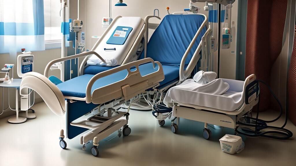 4 motorlu trendelenburg ve ters trendelenburg hasta yatağı