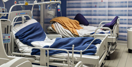Asansör hareketi kabiliyetine sahip hastane yatakları