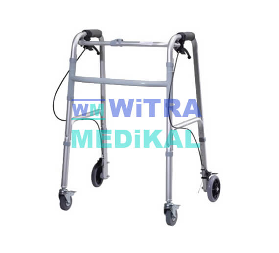 Tekerlekli frenli walker