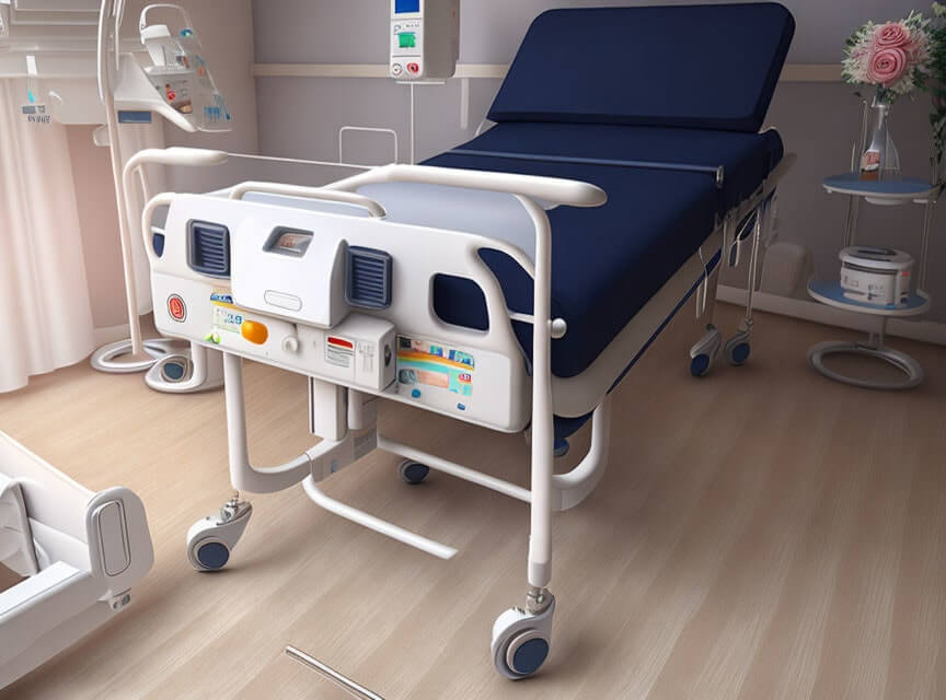 Katlanır hasta yatağı