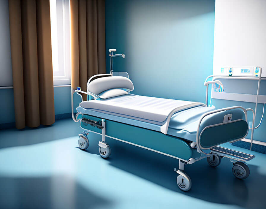 Motorlu Hastane Yatağı