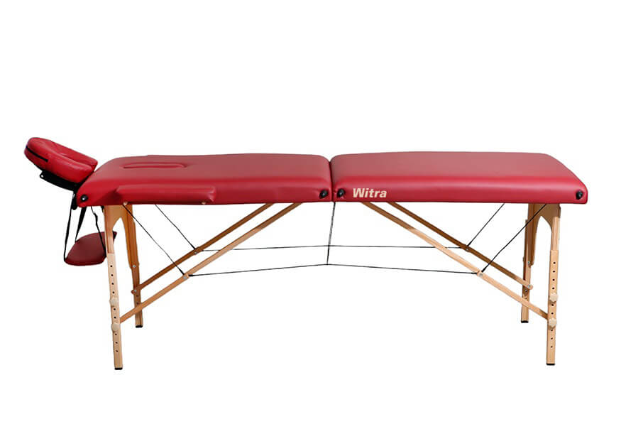 Masaj yatağı sedyesi kırmızı